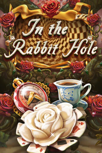 In The Rabbit Hole Slot Game Logo by Red Tiger