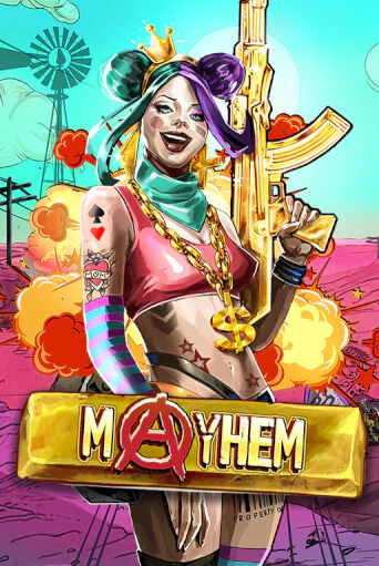 Mayhem Slot Game Logo by Red Tiger