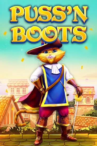 Puss'N Boots by Red Tiger Slot Game Logo 