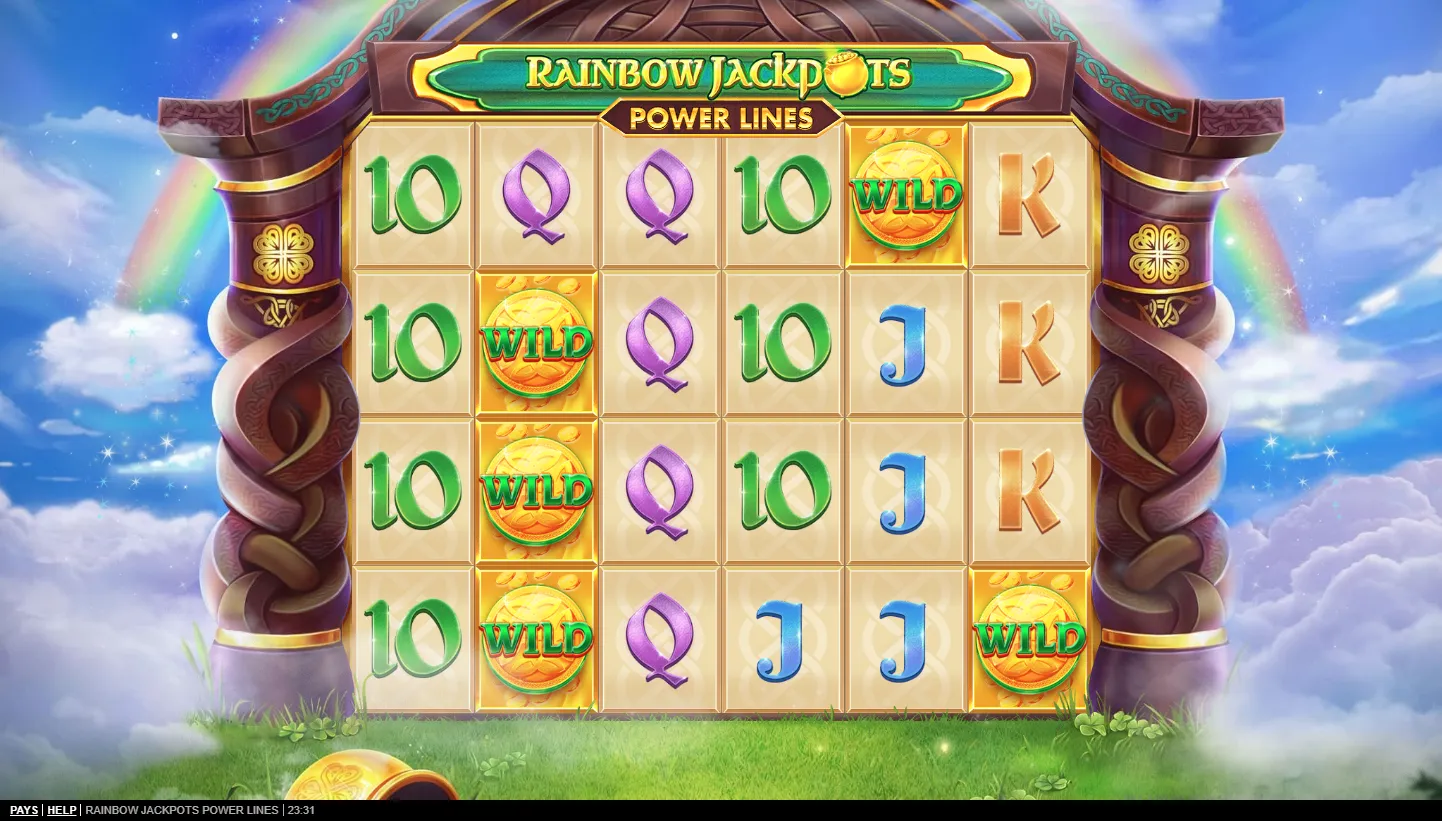 Rainbow Jackpots Power Lines screen 3