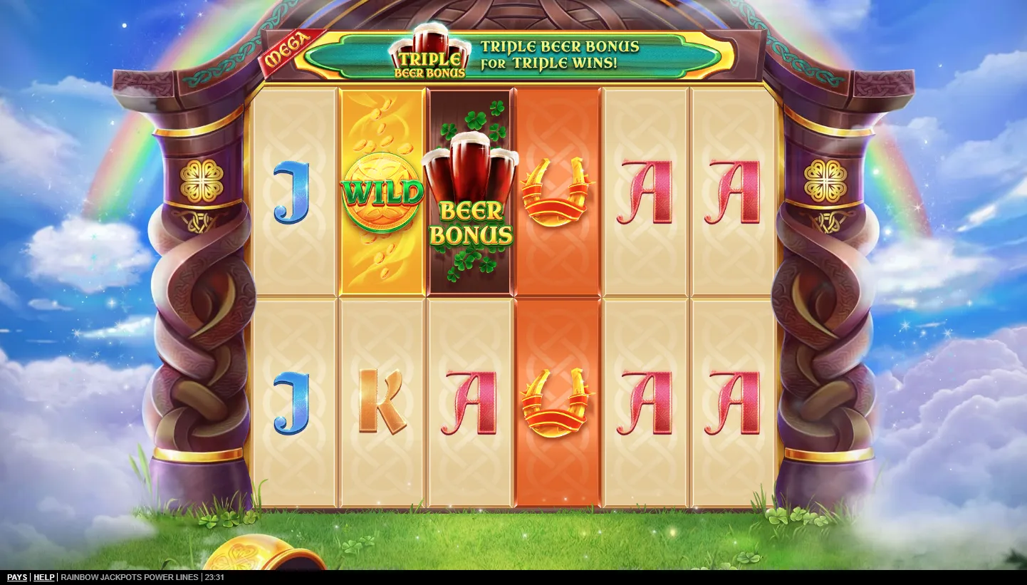 Rainbow Jackpots Power Lines screen 4