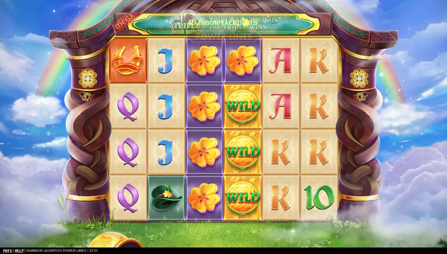 Rainbow Jackpots Power Lines screen 5