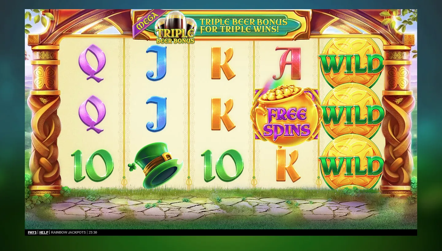 Rainbow Jackpots screen 5