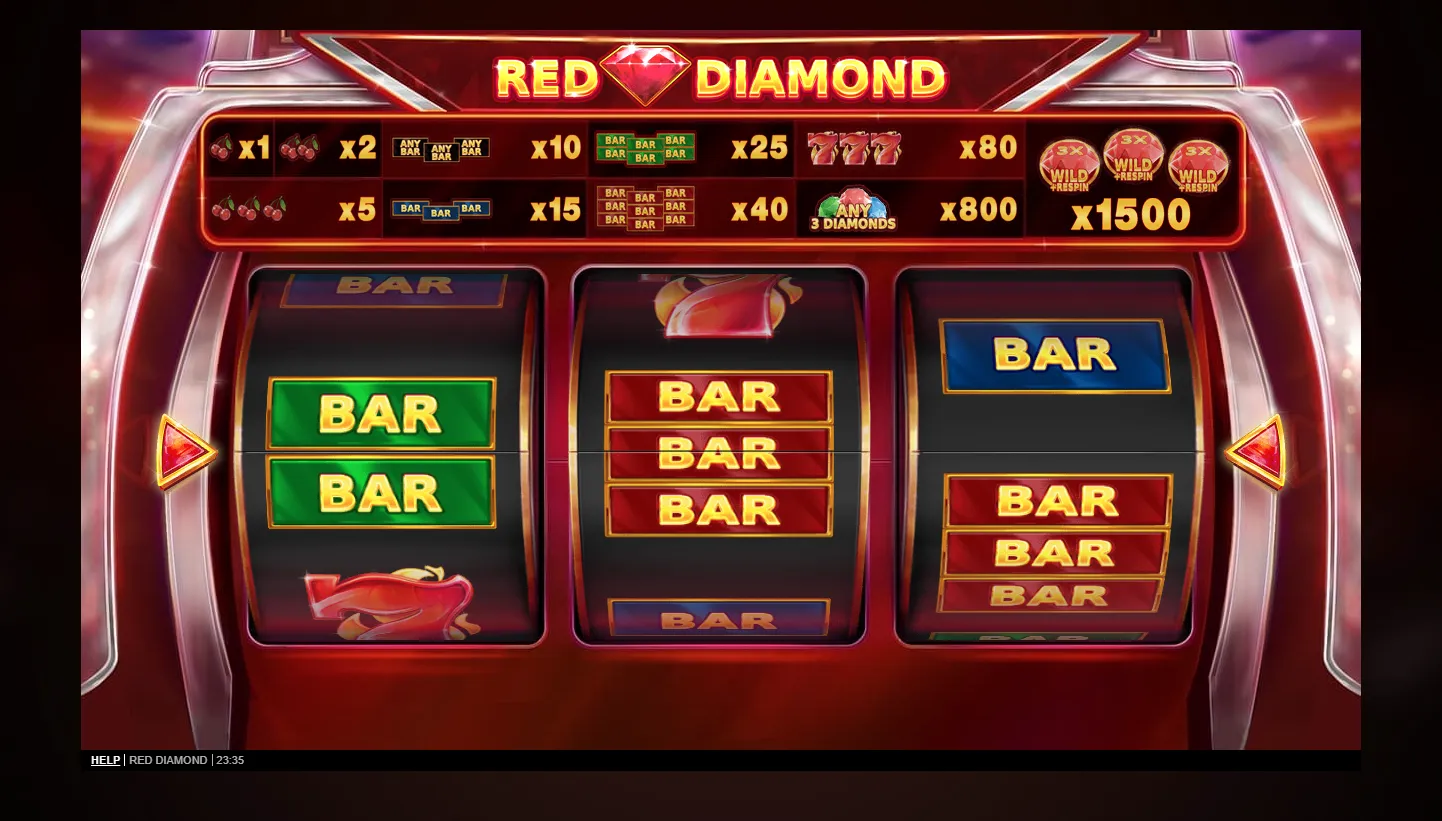 Red Diamond screen 5