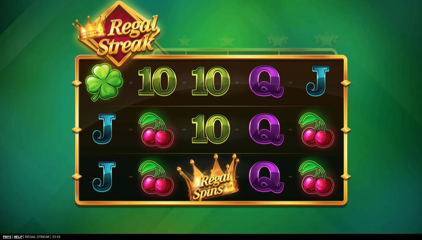 Regal Streak screen 2