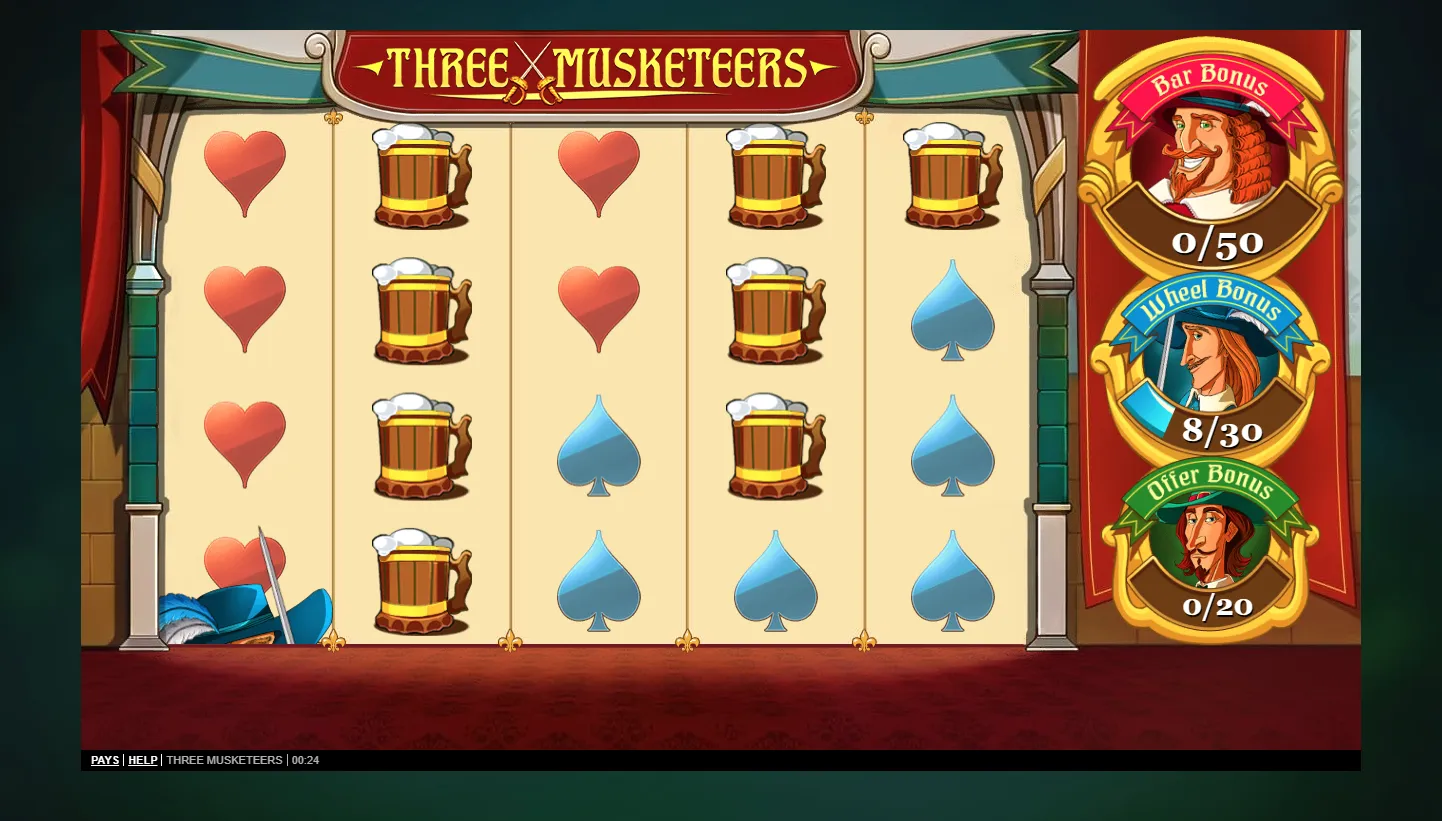 Three Musketeers screen 5