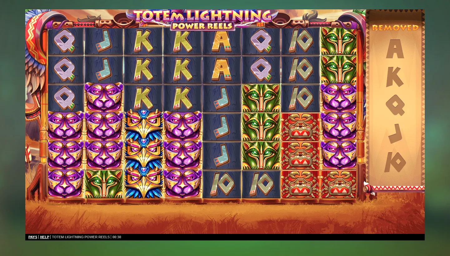 Totem Lightning Power Reels screen 2