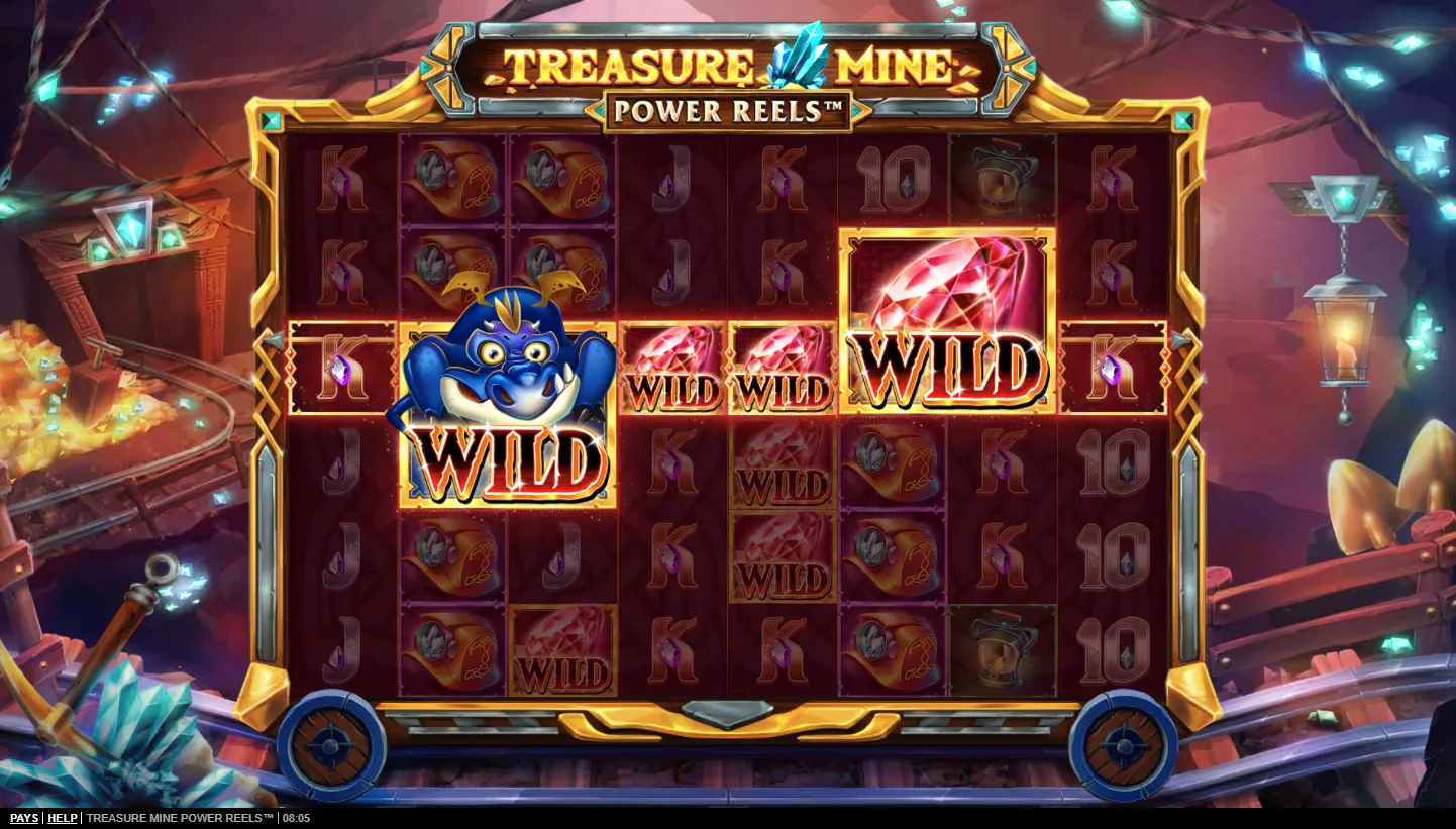 Treasure Mine Power Reels screen 2