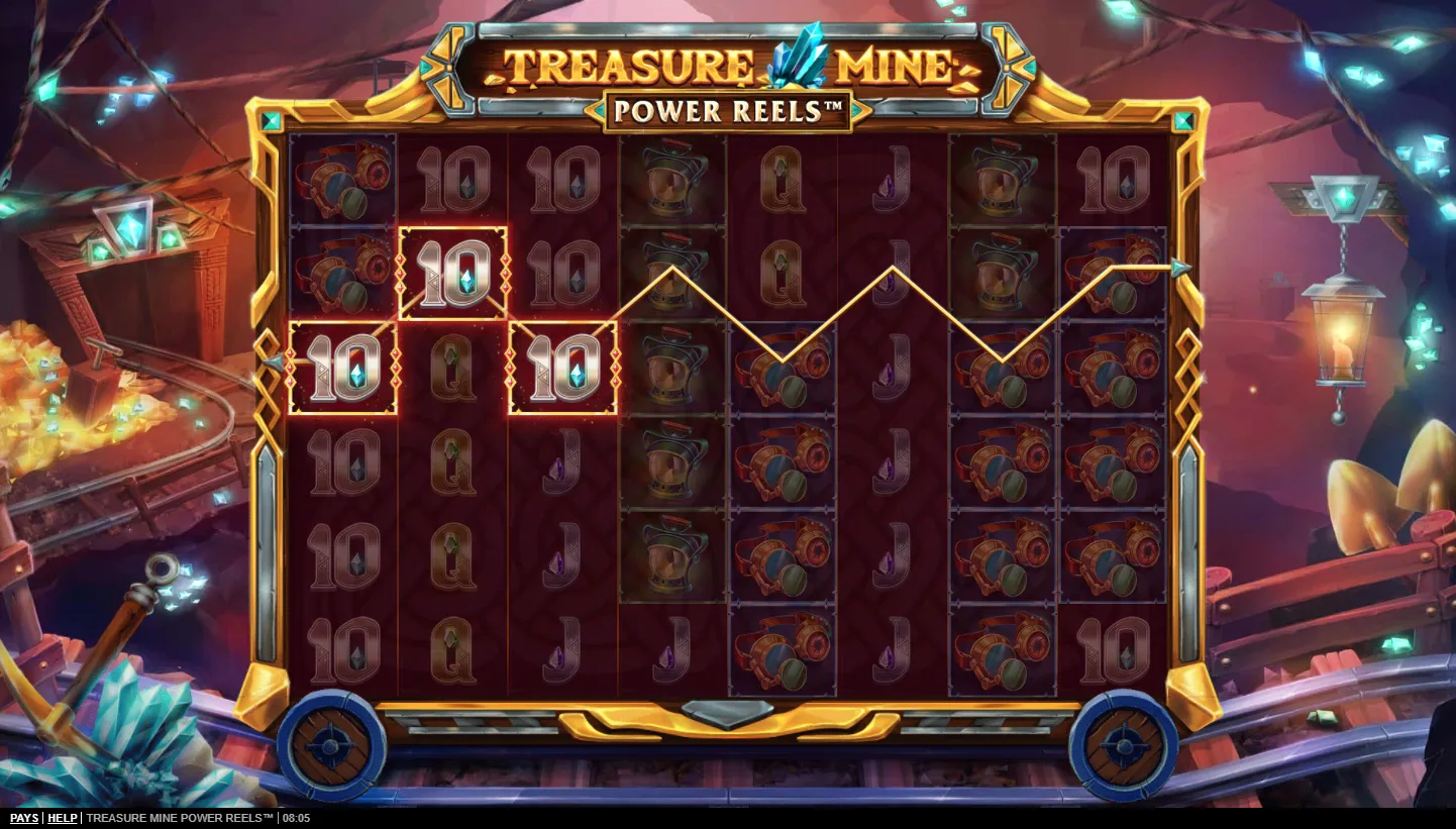 Treasure Mine Power Reels screen 4