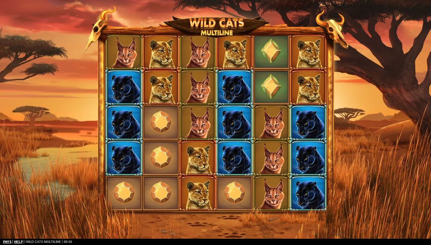 Wild Cats Multiline screen 2