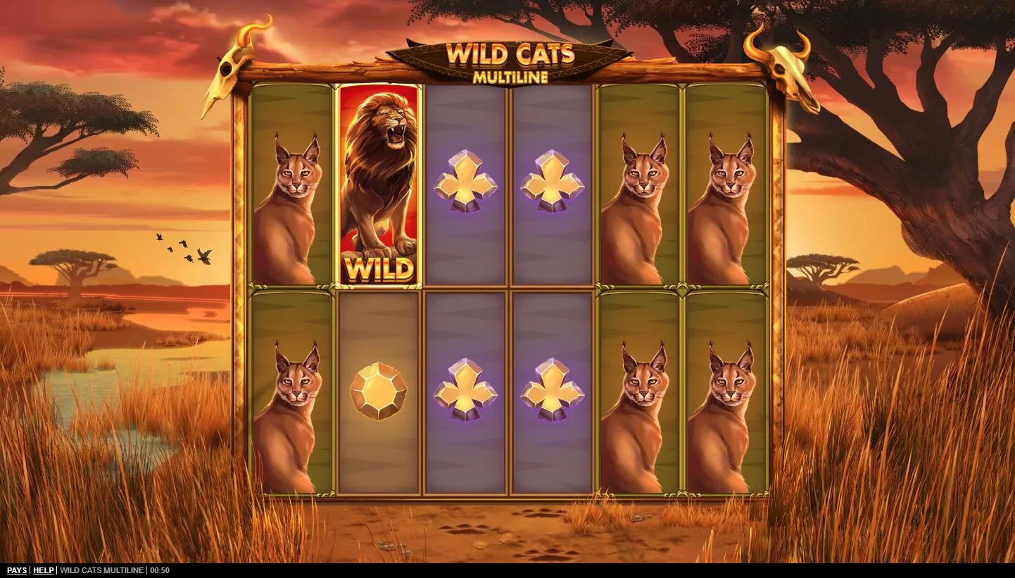 Wild Cats Multiline screen 3