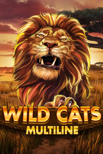 Wild Cats Multiline by Red Tiger Slot Game Logo 