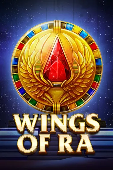 Wings Of Ra Slot Game Logo by Red Tiger