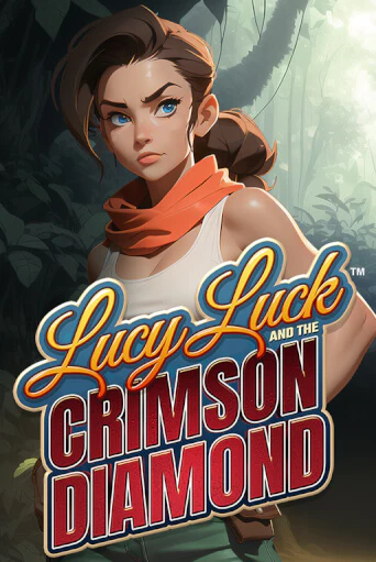 Lucy Luck and the Crimson Diamonds by Slotmill Slot Game Logo 