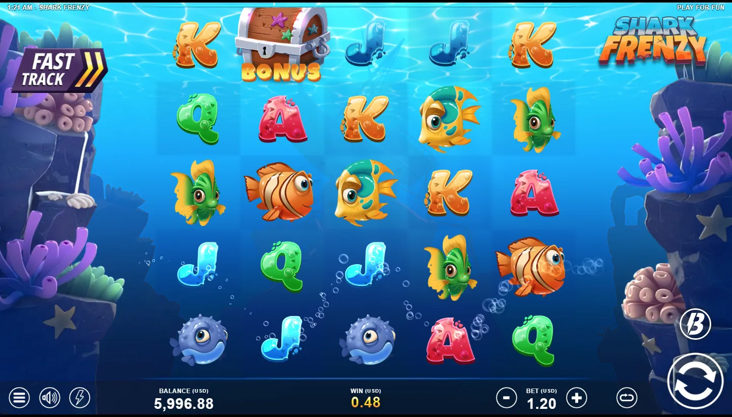 Shark Frenzy screen 2