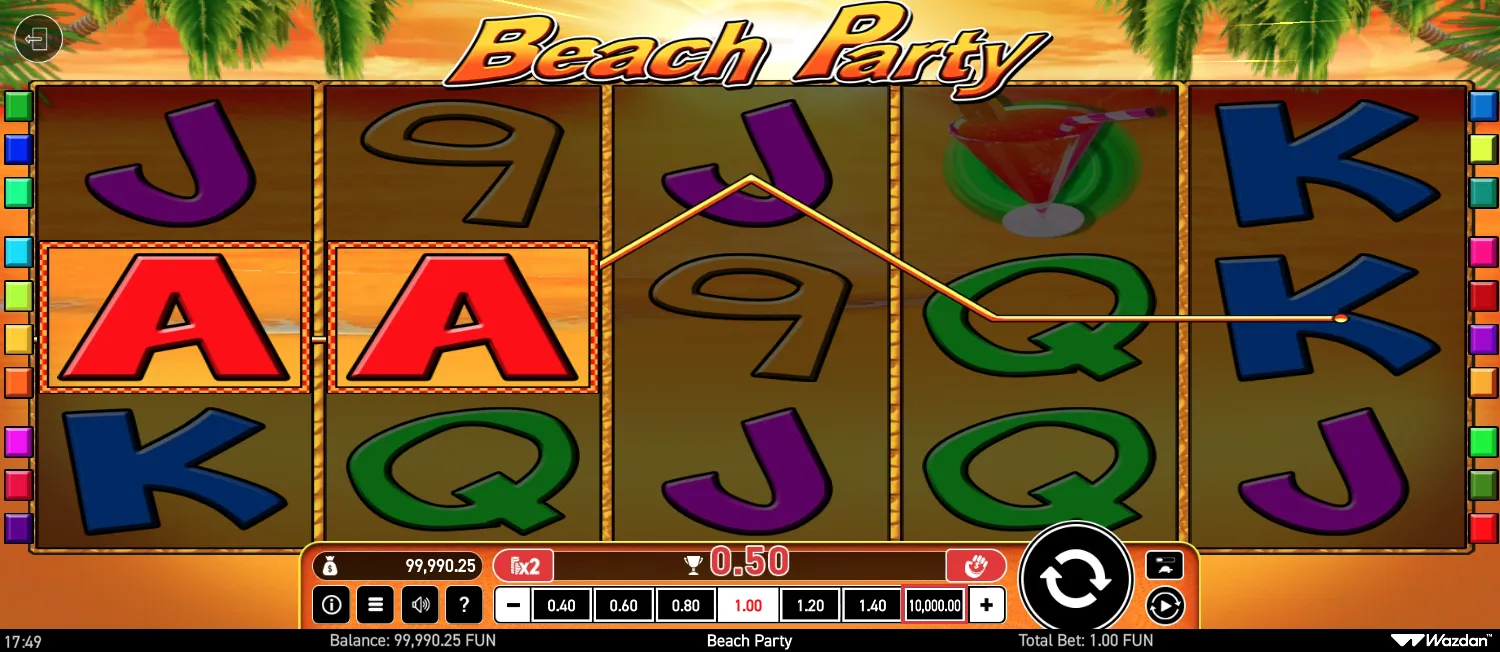 Beach Party screen 2