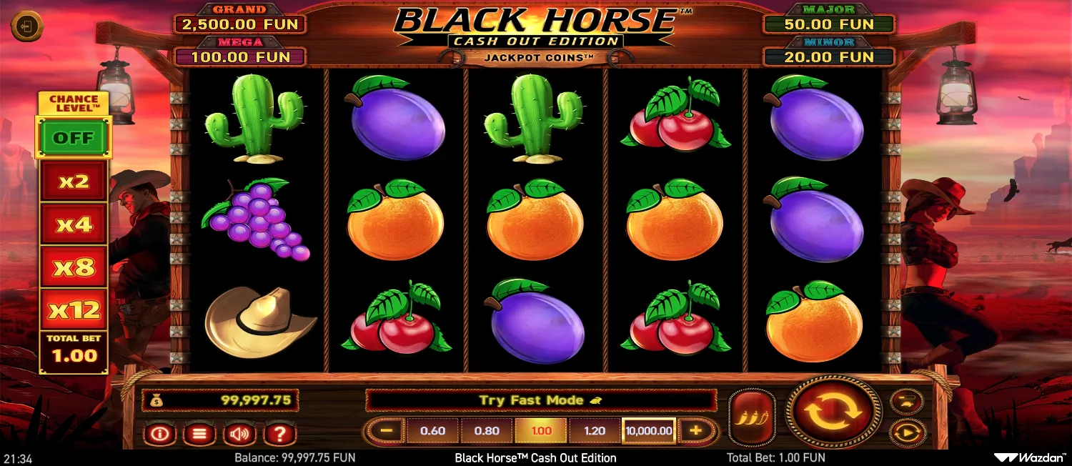 Black Horse Cash Out Edition Demo Play 