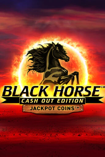 Black Horse Cash Out Edition Slot Game Logo by Wazdan