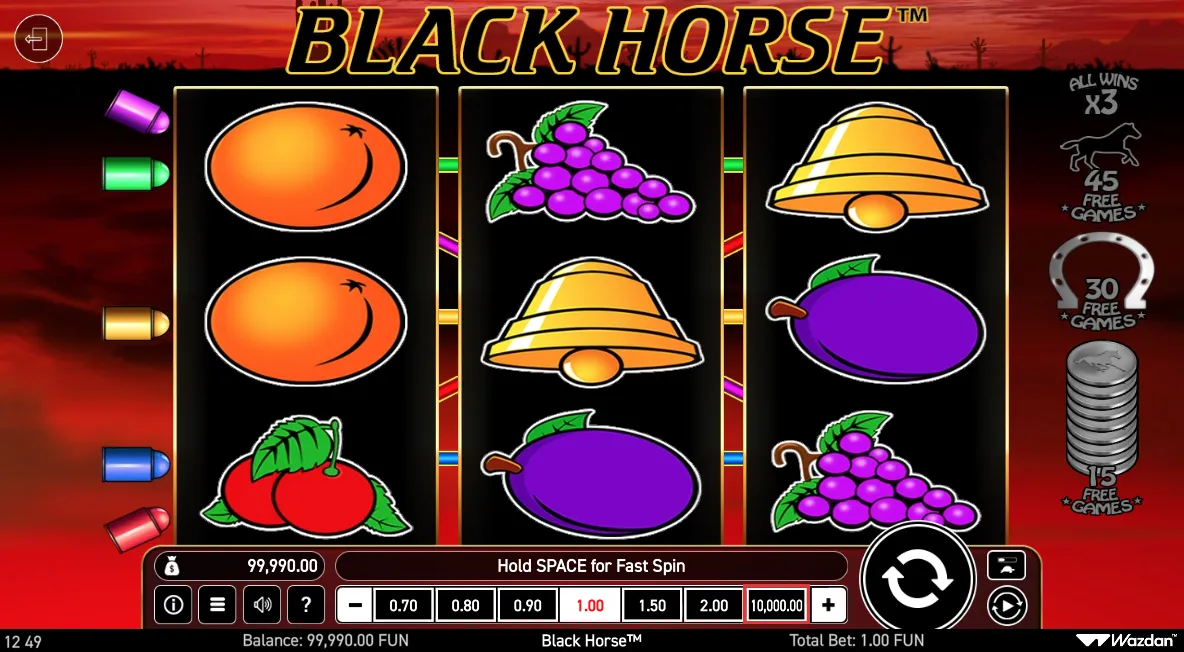 Black Horse screen 2