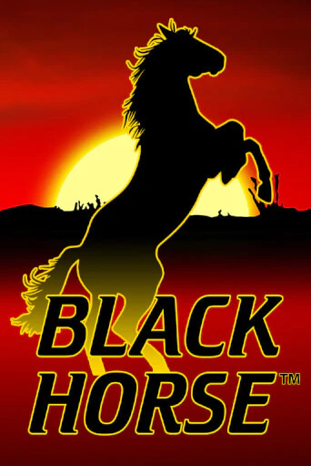 Black Horse Slot Game Logo by Wazdan