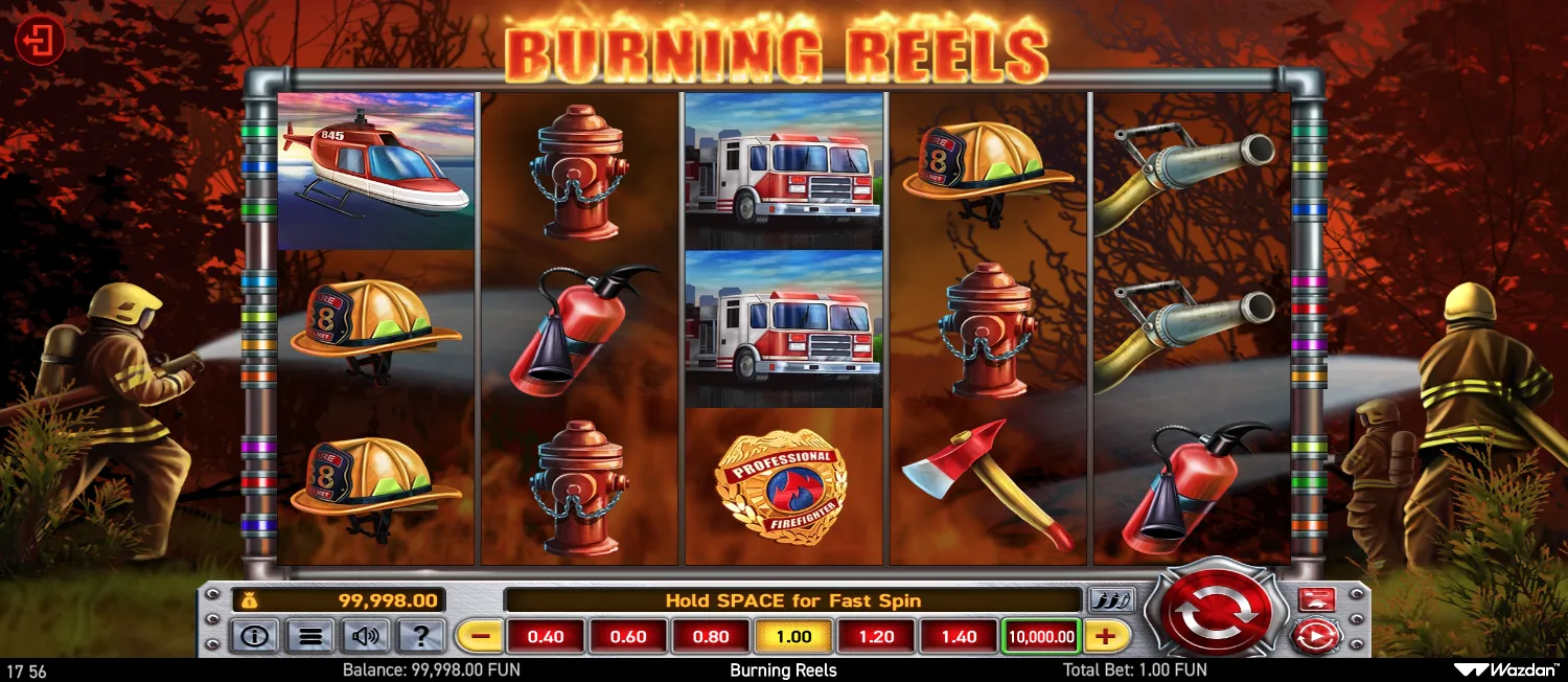 Burning Reels screen 2