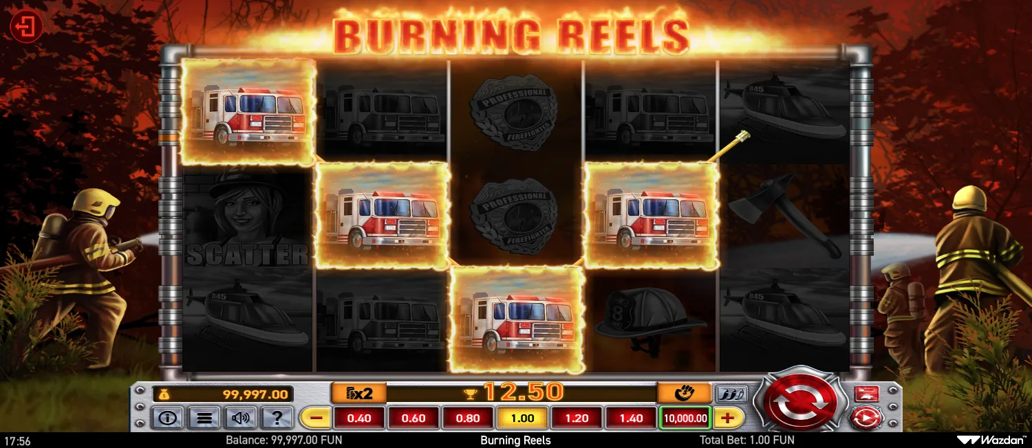 Burning Reels screen 4