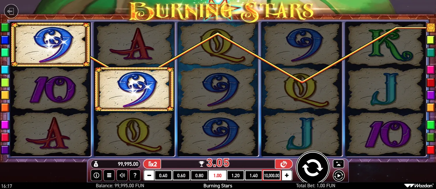 Burning Stars screen 3