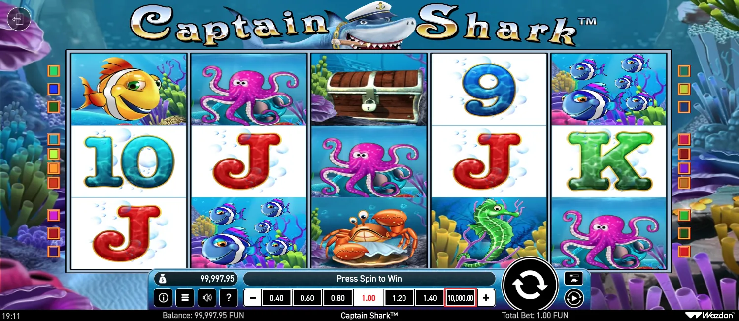 Captain Shark Demo Play 