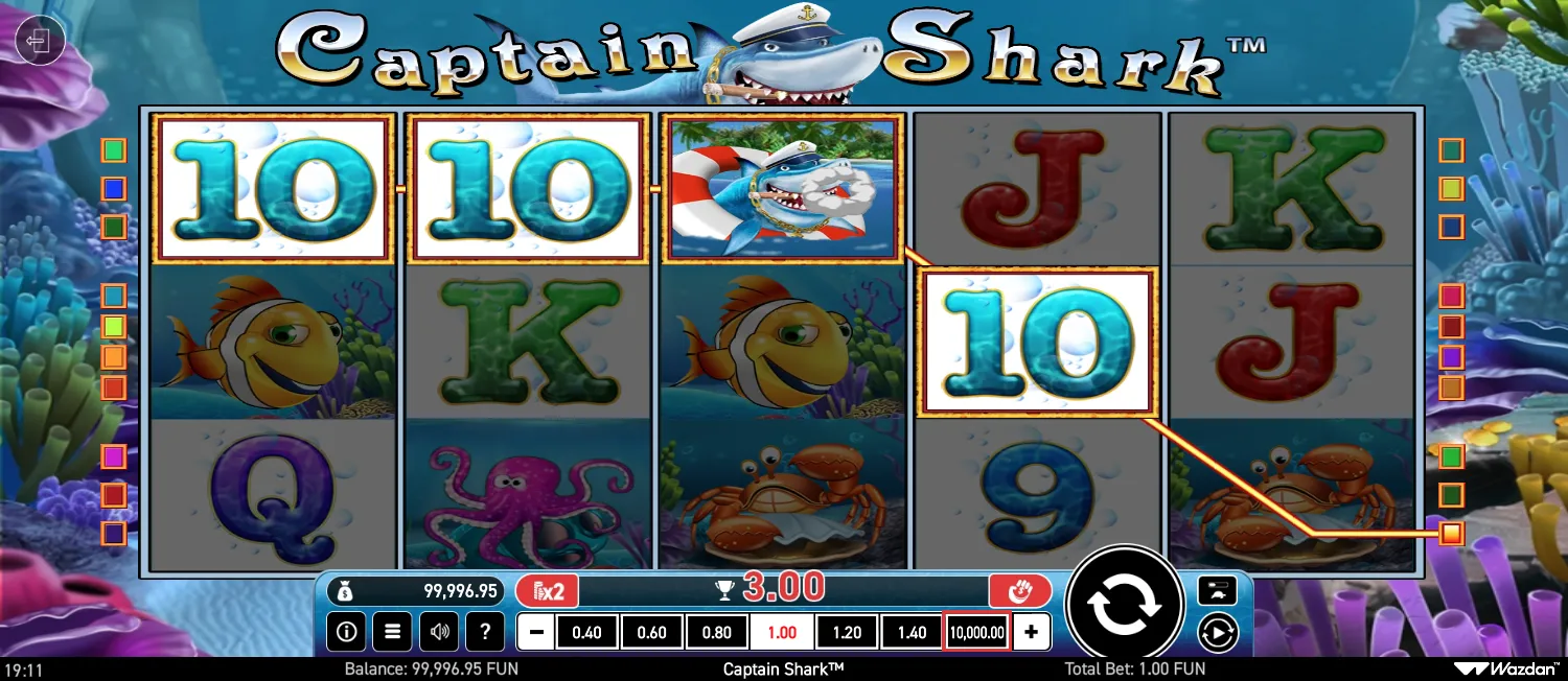 Captain Shark screen 2