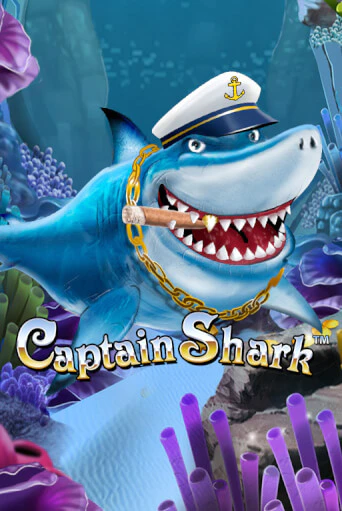 Captain Shark Slot Game Logo by Wazdan