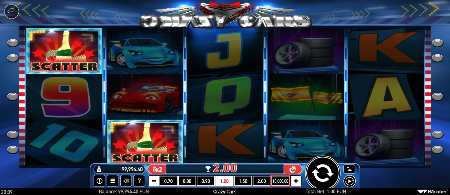 Crazy Cars screen 2