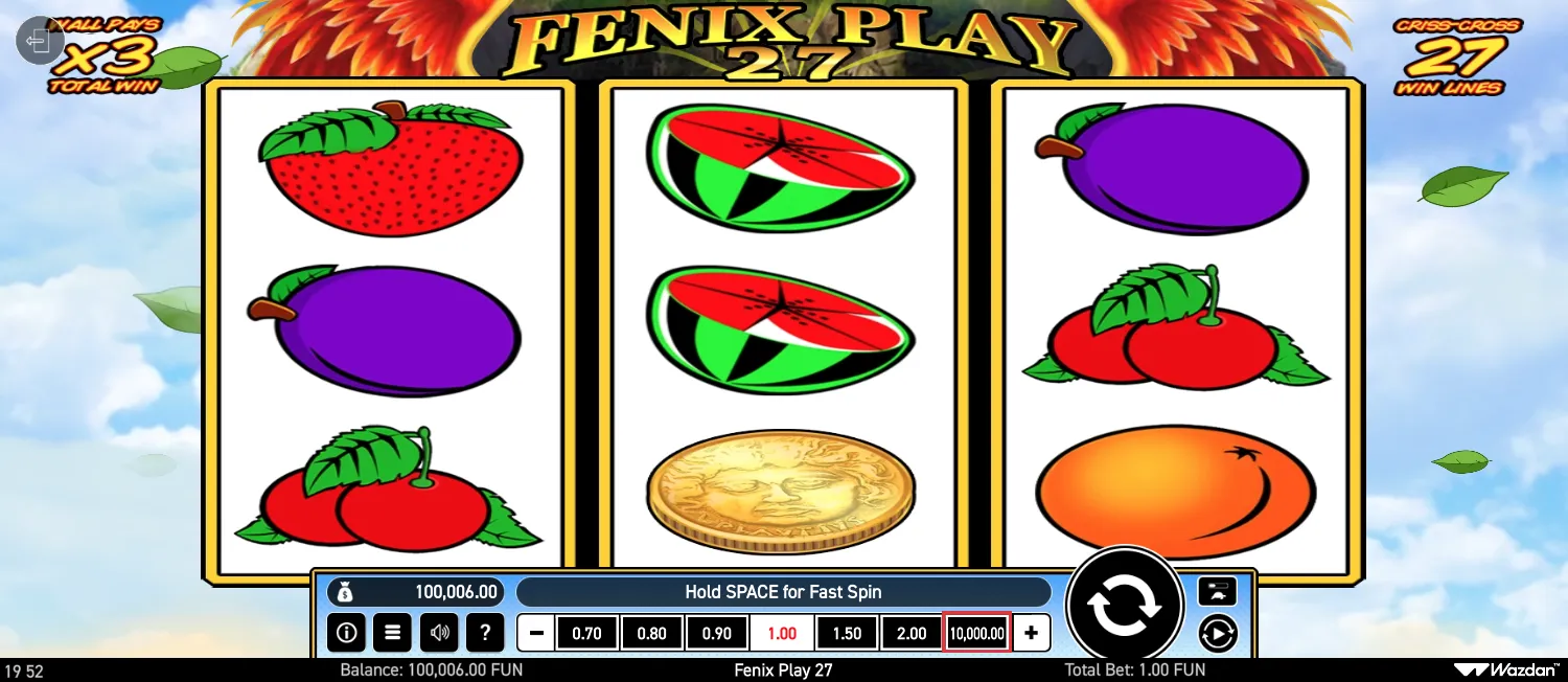 Fenix Play 27 Demo Play 