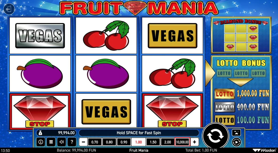 Fruit Mania Demo Play 