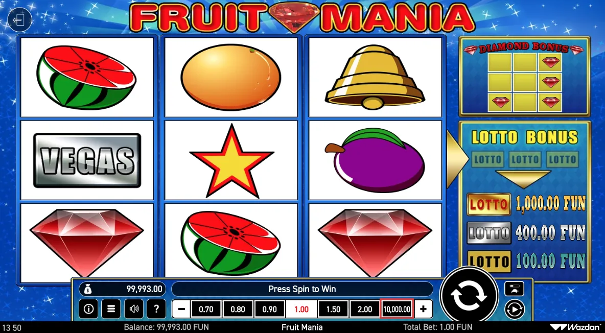 Fruit Mania screen 2