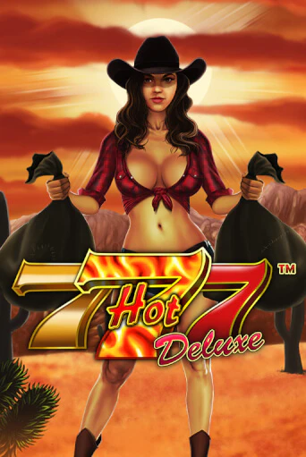 Hot 777 Deluxe by Wazdan Slot Game Logo 