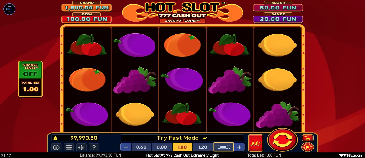 Hot Slot: 777 Cash Out Extremely Light Demo Play 