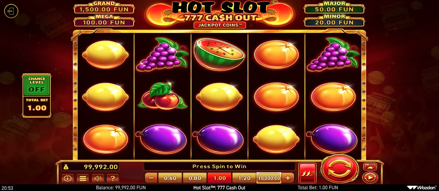 Hot Slot: 777 Cash Out Demo Play 