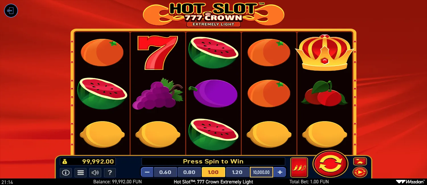 Hot Slot: 777 Coins Extremely Light Demo Play 