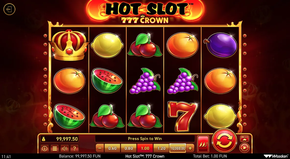 Hot Slot 777 Crown screen 2