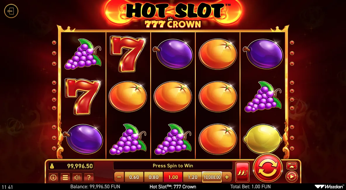 Hot Slot 777 Crown screen 3