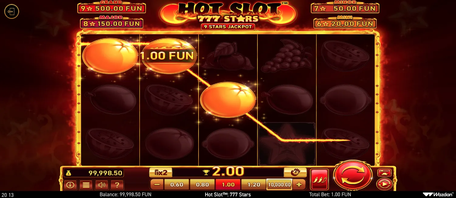 Hot Slot: 777 Stars screen 3