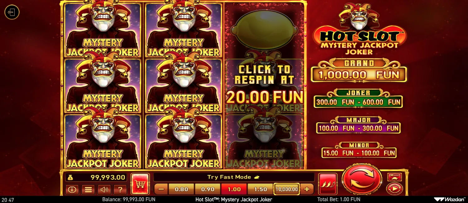 Hot Slot: Mystery Jackpot Joker Demo Play 