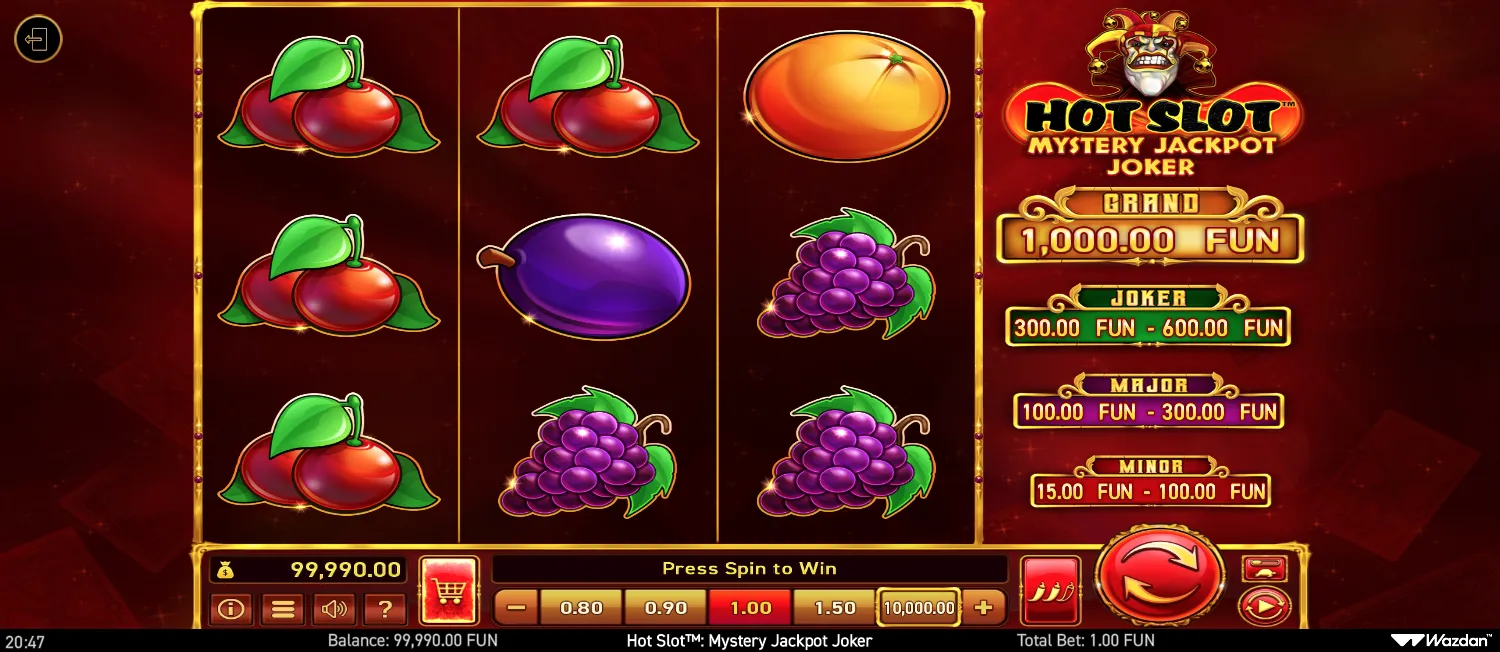 Hot Slot: Mystery Jackpot Joker screen 4