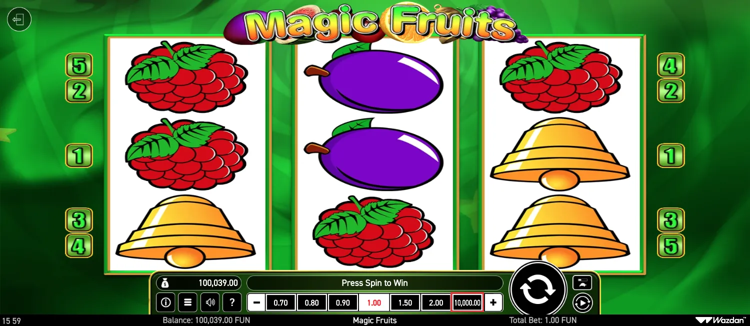 Magic Fruits Demo Play 