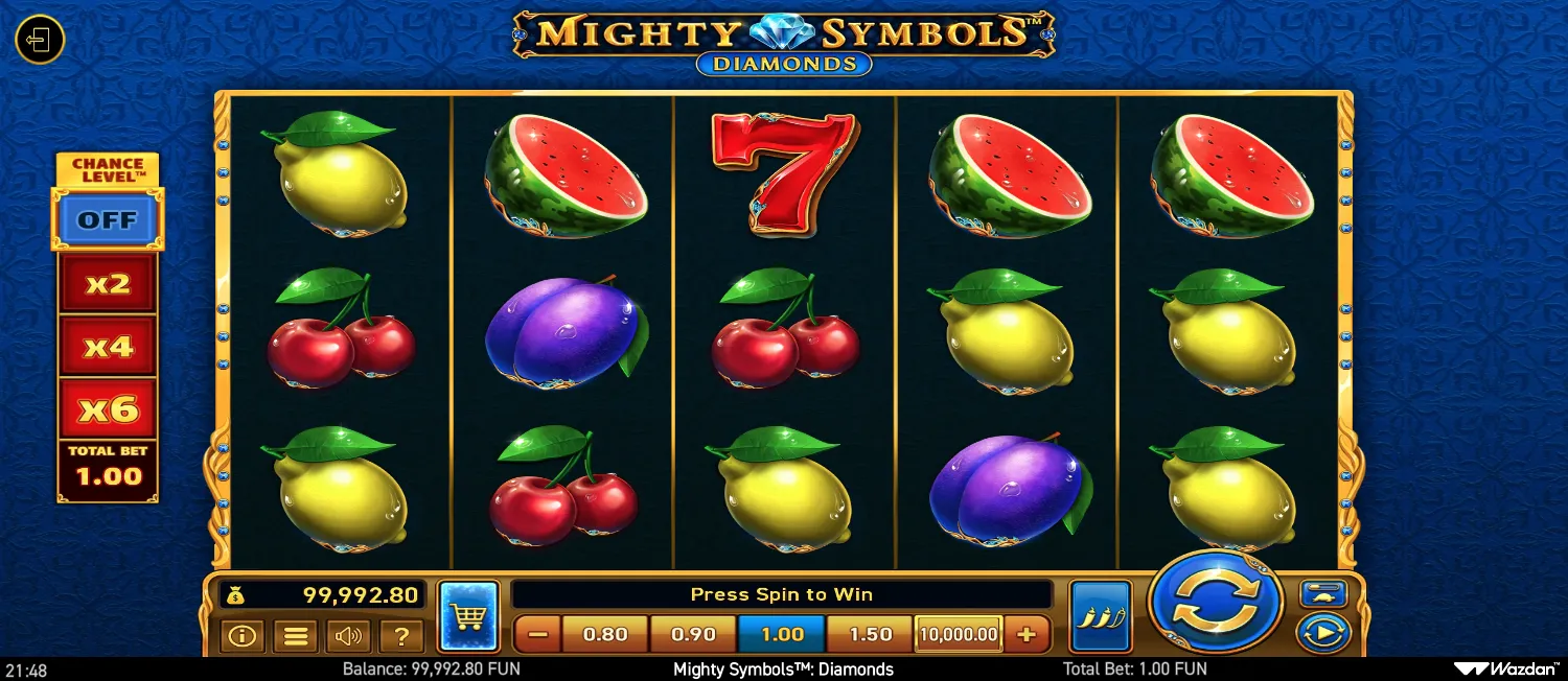 Mighty Symbols: Diamonds Demo Play 