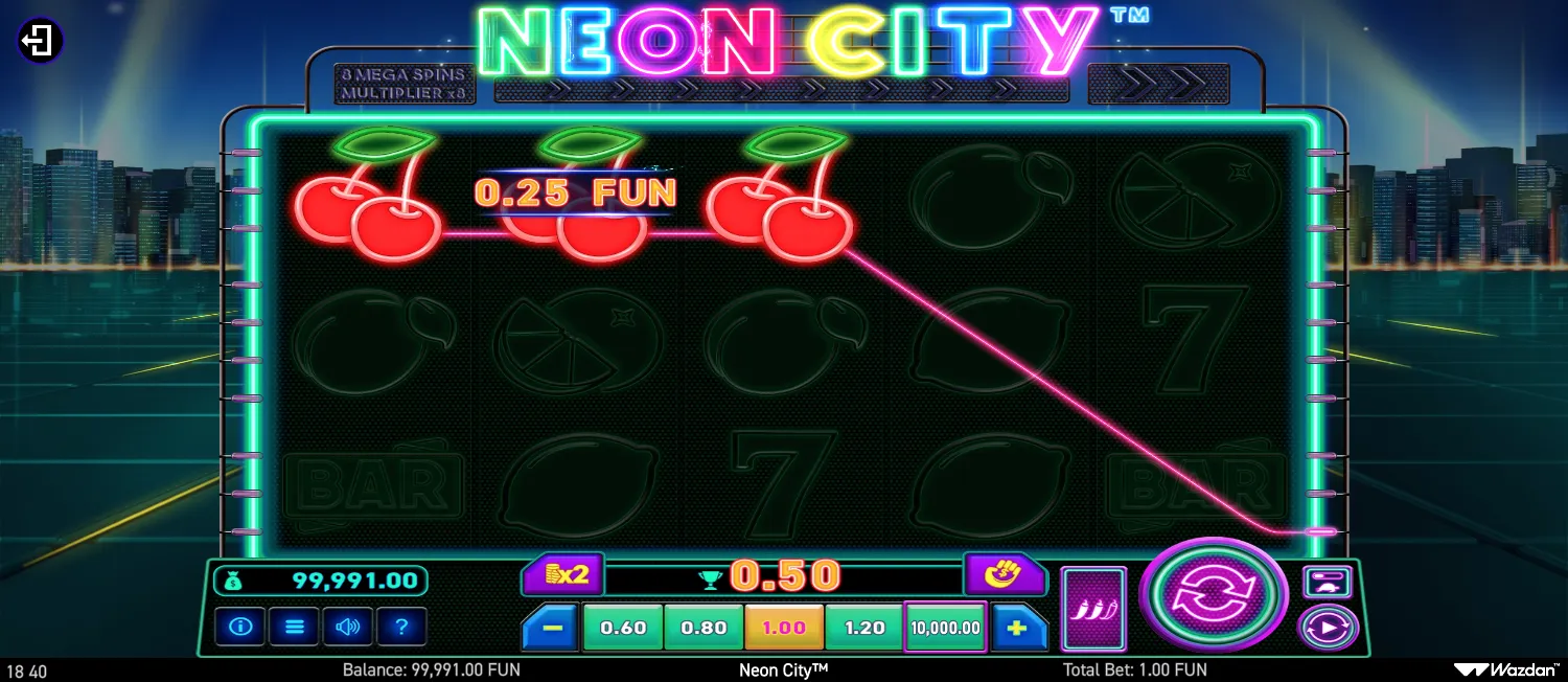 Neon City screen 2