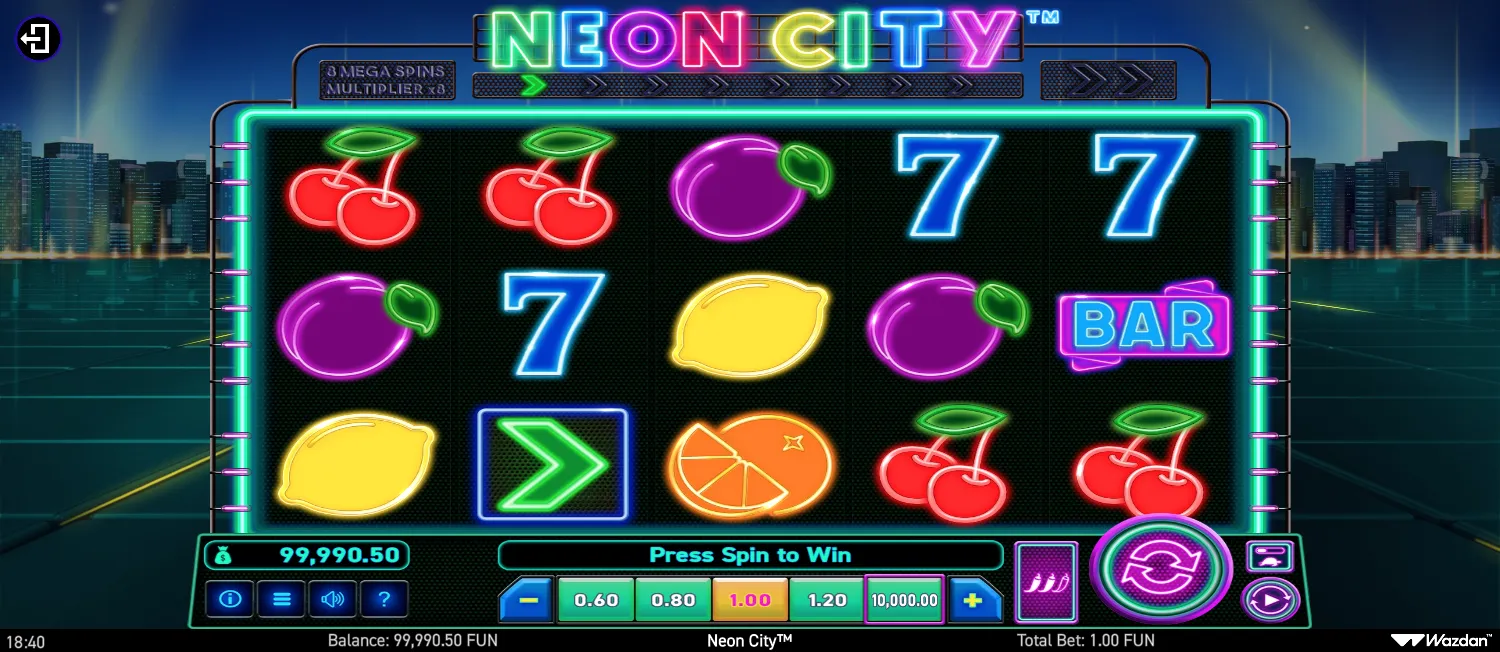 Neon City screen 3