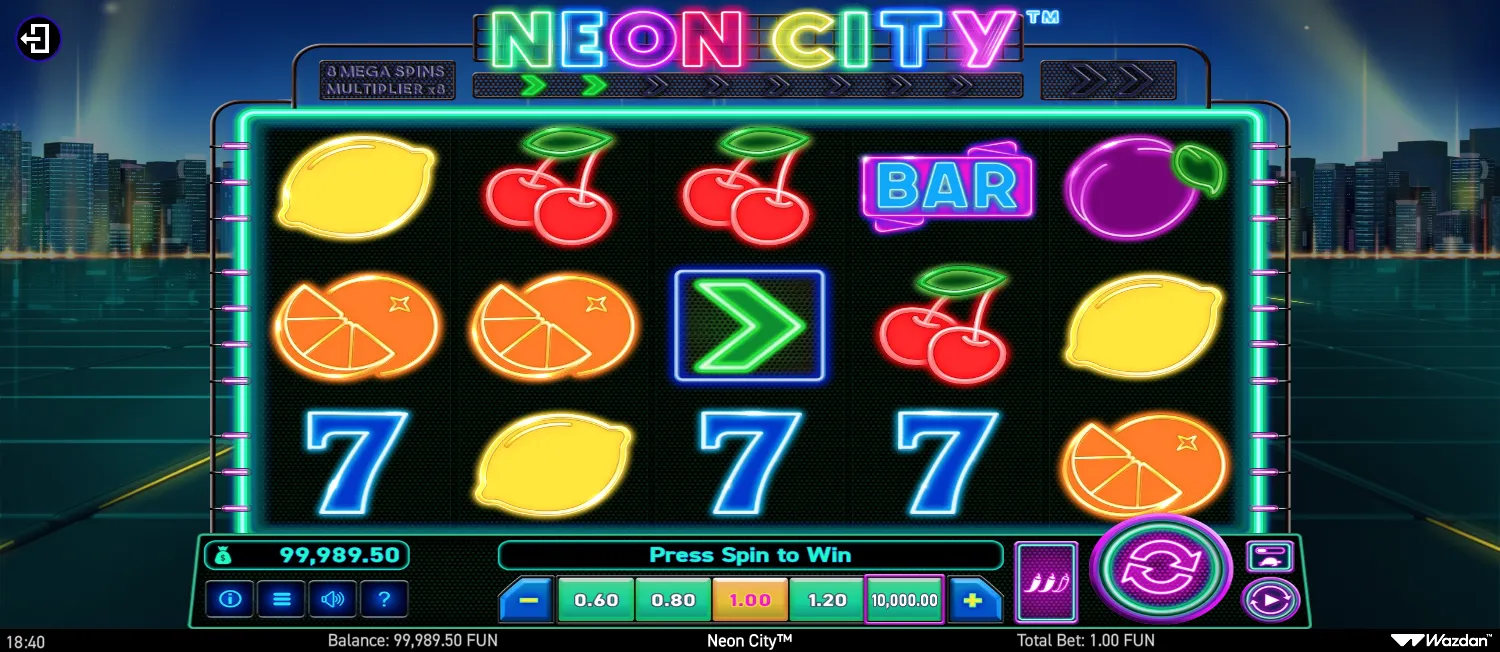 Neon City screen 4