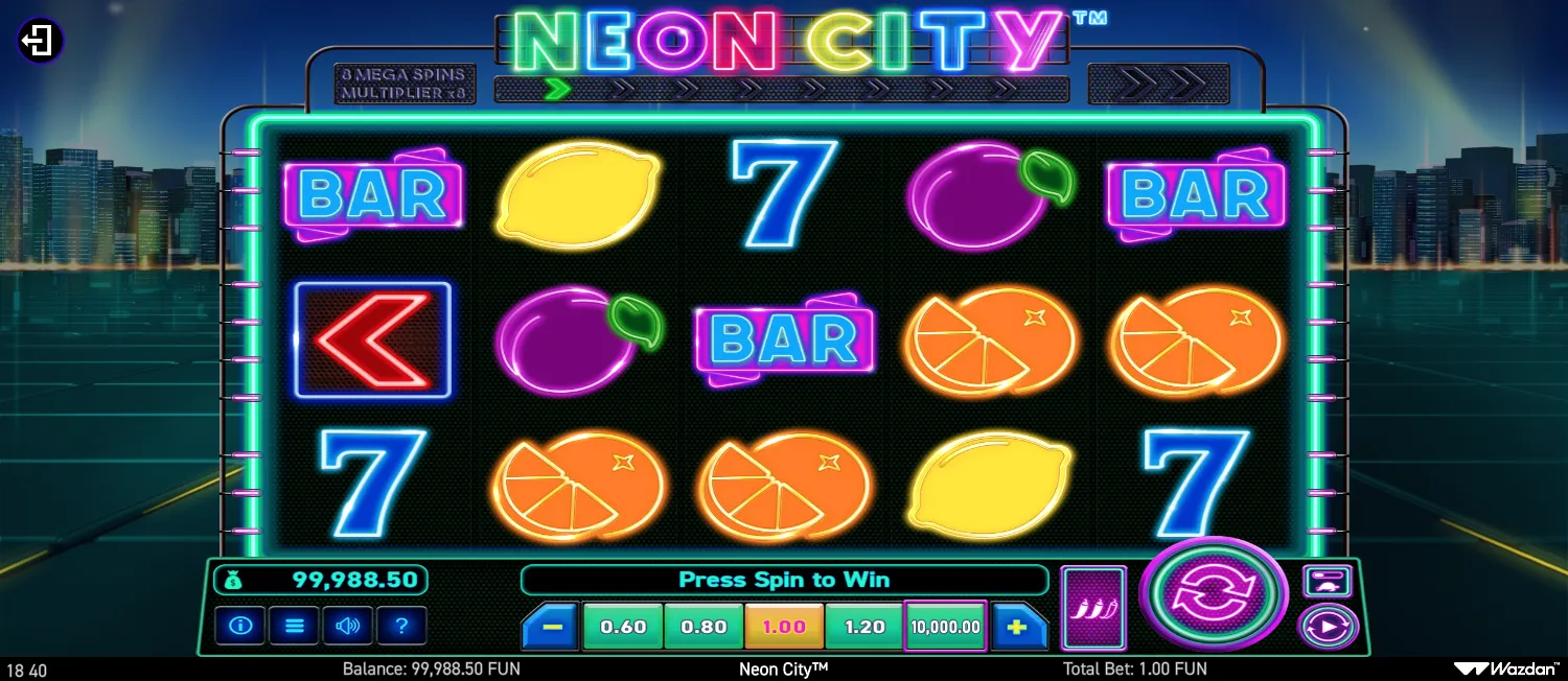 Neon City screen 5