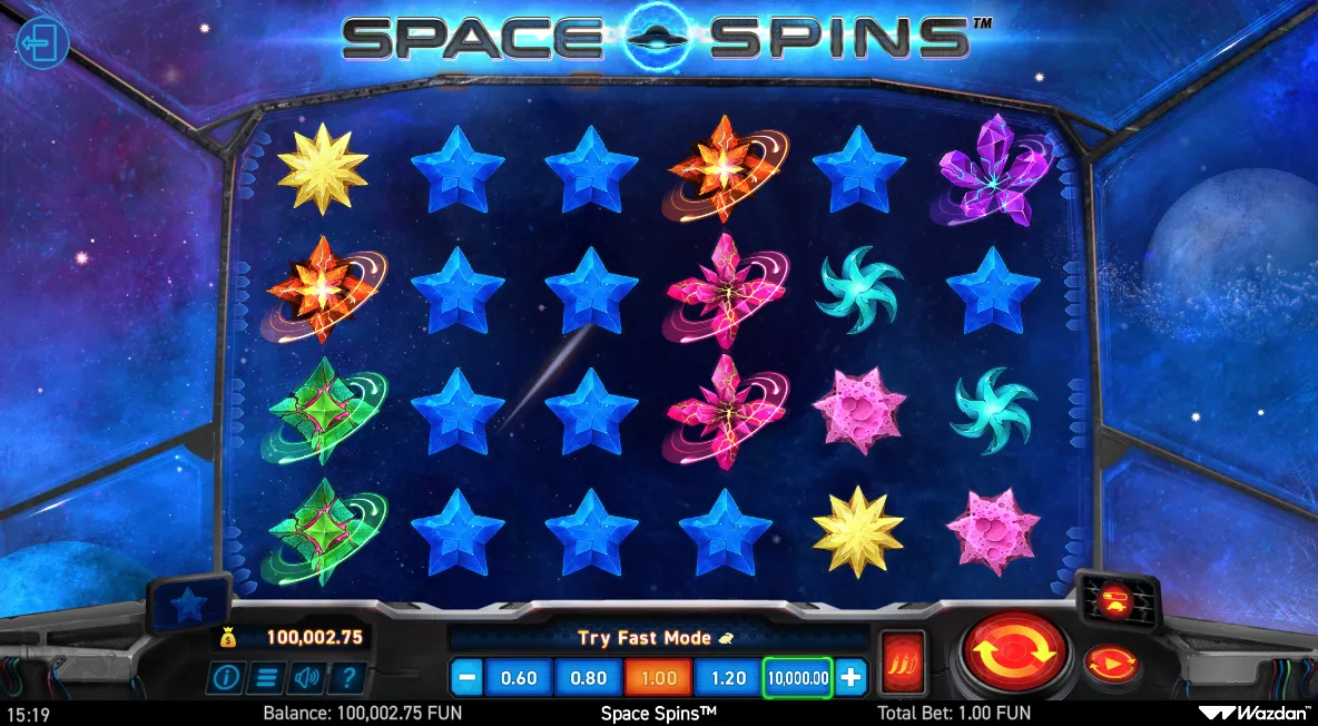 Space Spins screen 2